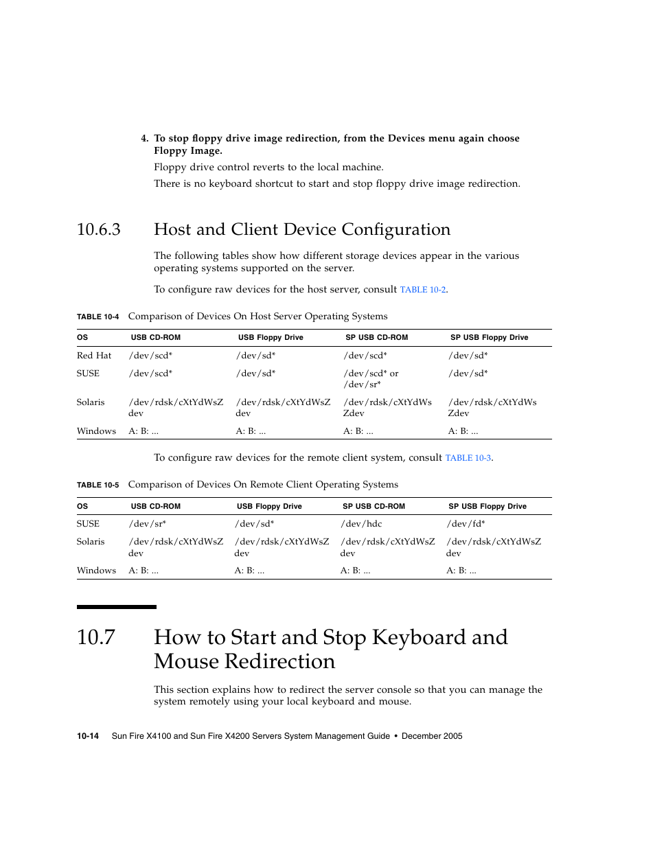 3 host and client device configuration, Host and client device configuration | Sun Microsystems Sun Fire X4200 User Manual | Page 142 / 196