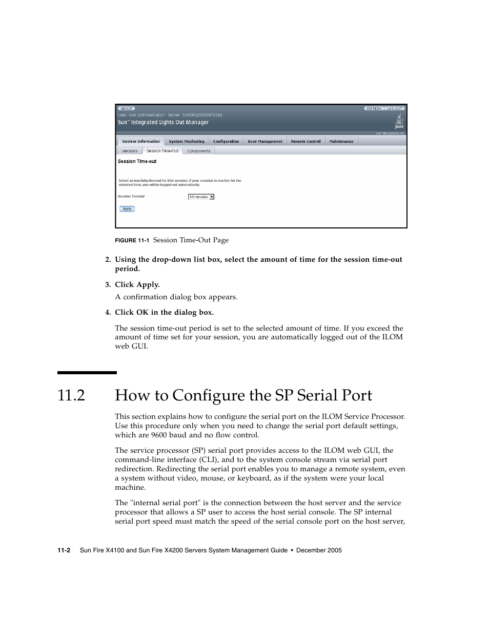 2 how to configure the sp serial port, How to configure the sp serial port | Sun Microsystems Sun Fire X4200 User Manual | Page 146 / 196