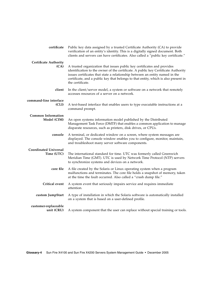 Sun Microsystems Sun Fire X4200 User Manual | Page 176 / 196