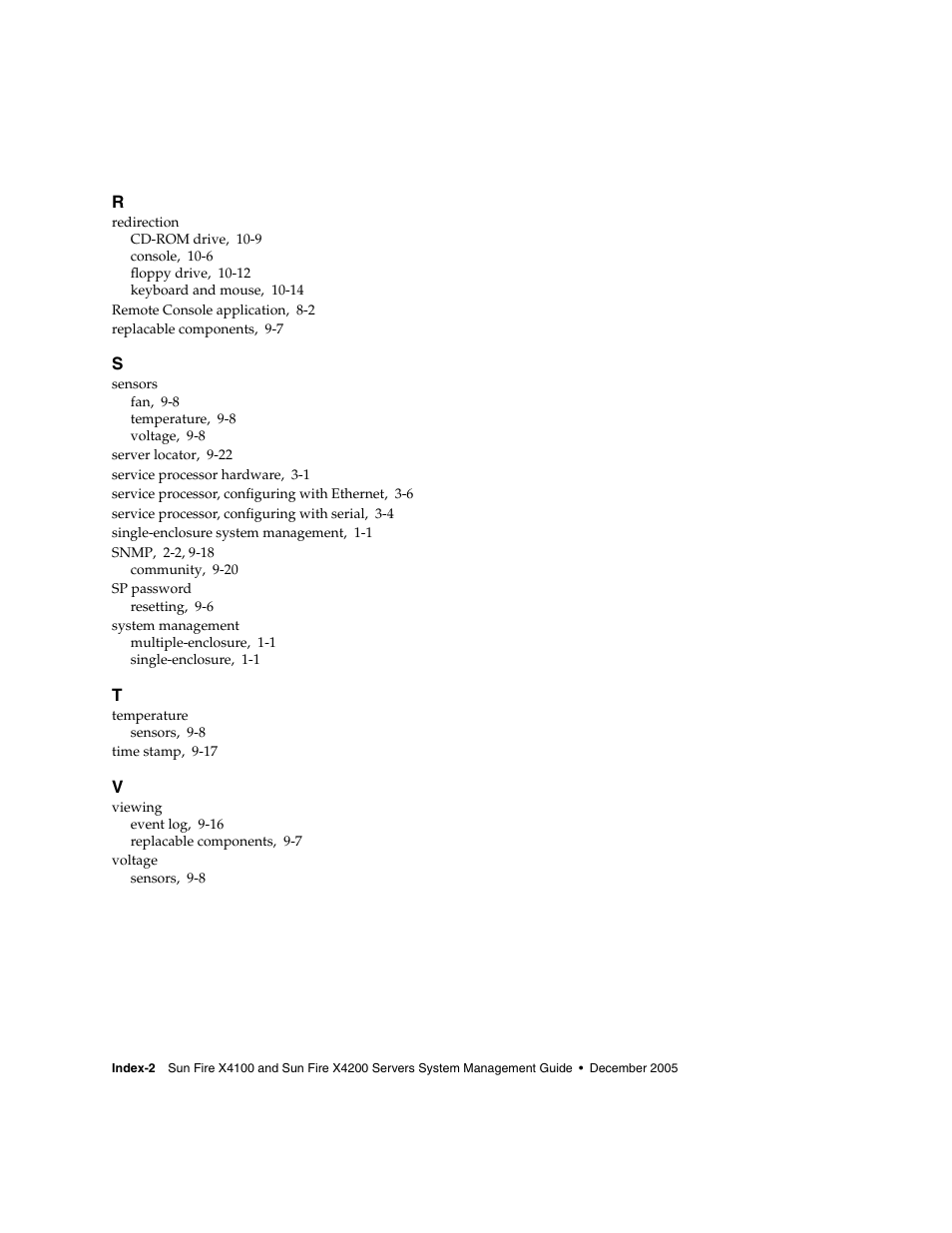 Sun Microsystems Sun Fire X4200 User Manual | Page 196 / 196