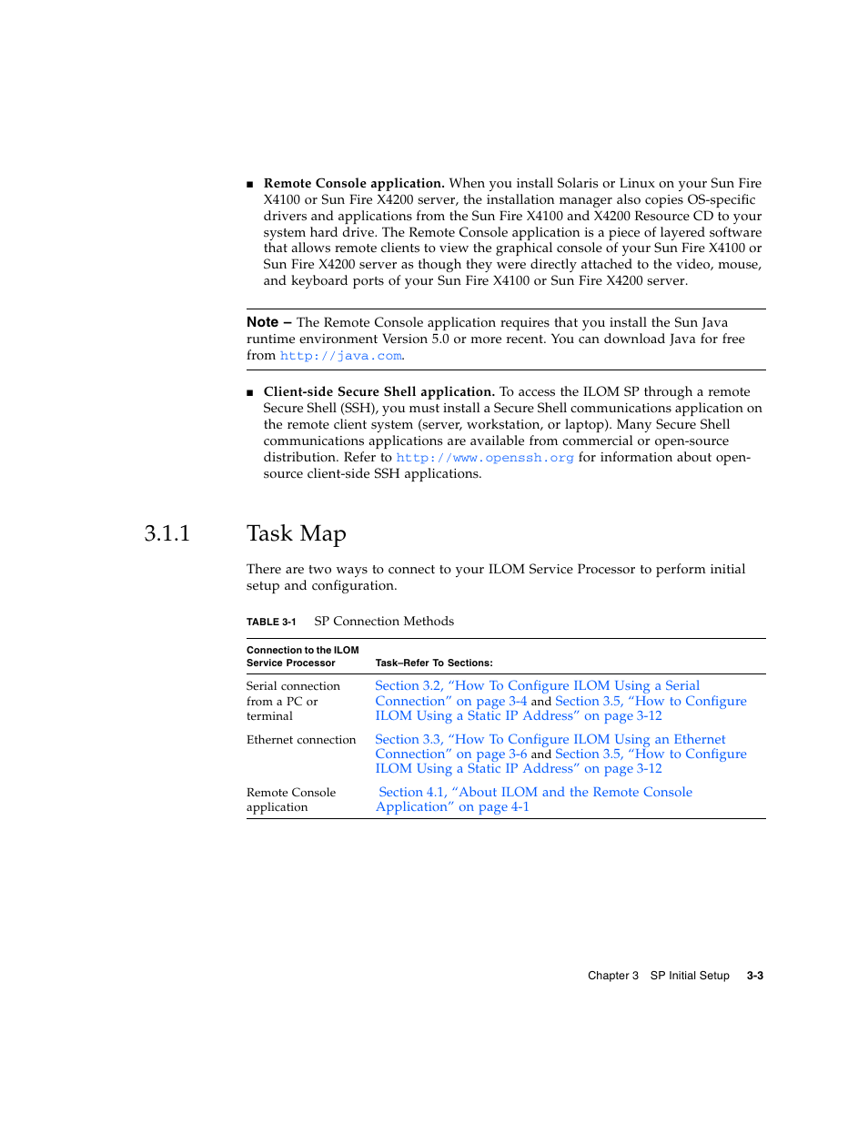 1 task map, Task map | Sun Microsystems Sun Fire X4200 User Manual | Page 43 / 196