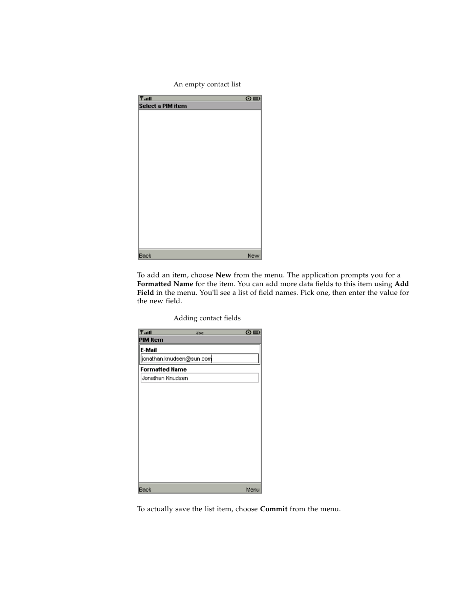 Sun Microsystems J2ME User Manual | Page 109 / 134