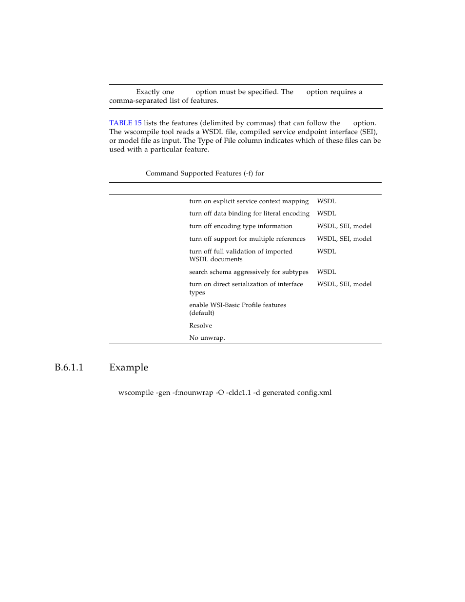 B.6.1.1, Example, B.6.1.1 example | Sun Microsystems J2ME User Manual | Page 126 / 134