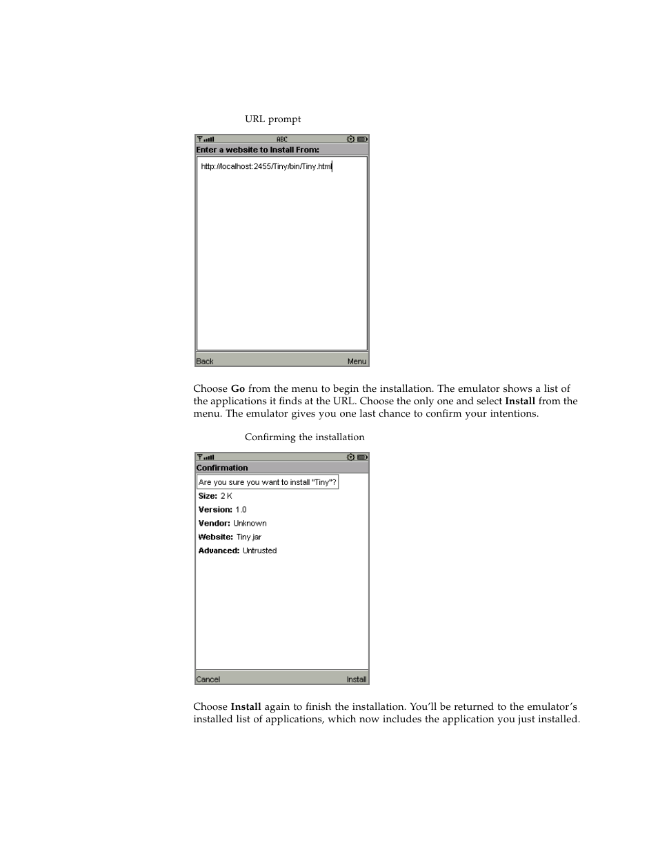 Sun Microsystems J2ME User Manual | Page 25 / 134