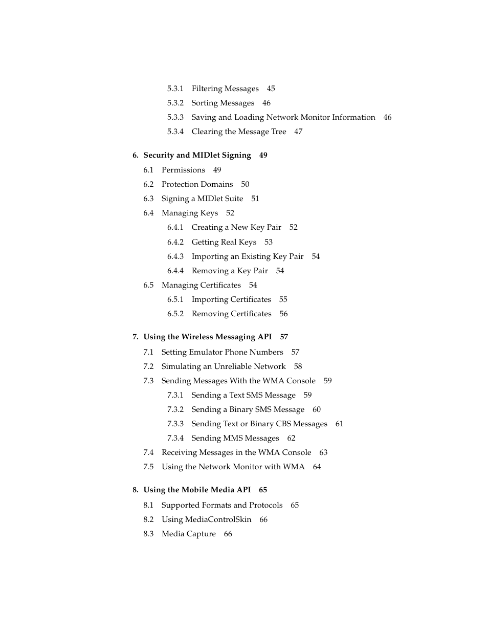 Sun Microsystems J2ME User Manual | Page 5 / 134