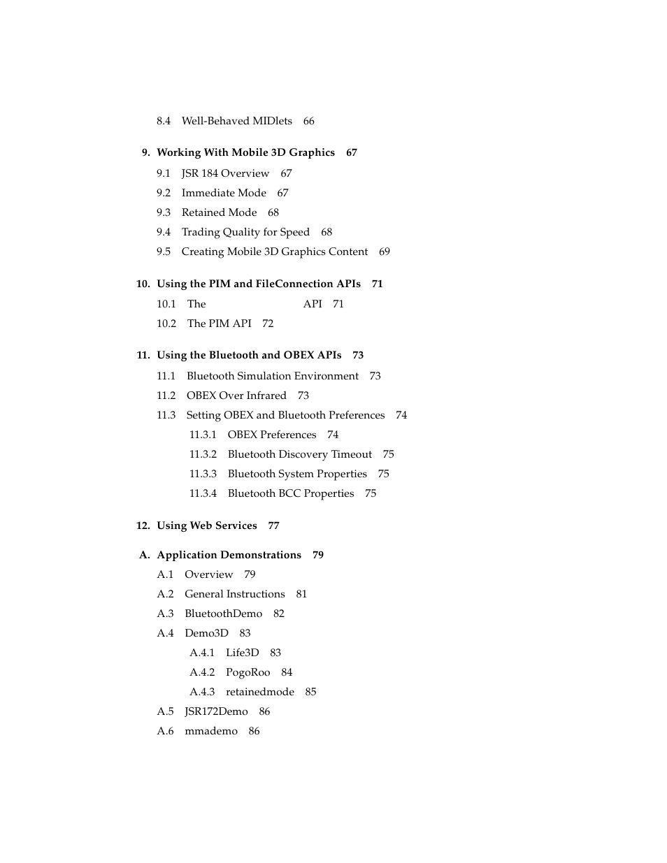 Sun Microsystems J2ME User Manual | Page 6 / 134