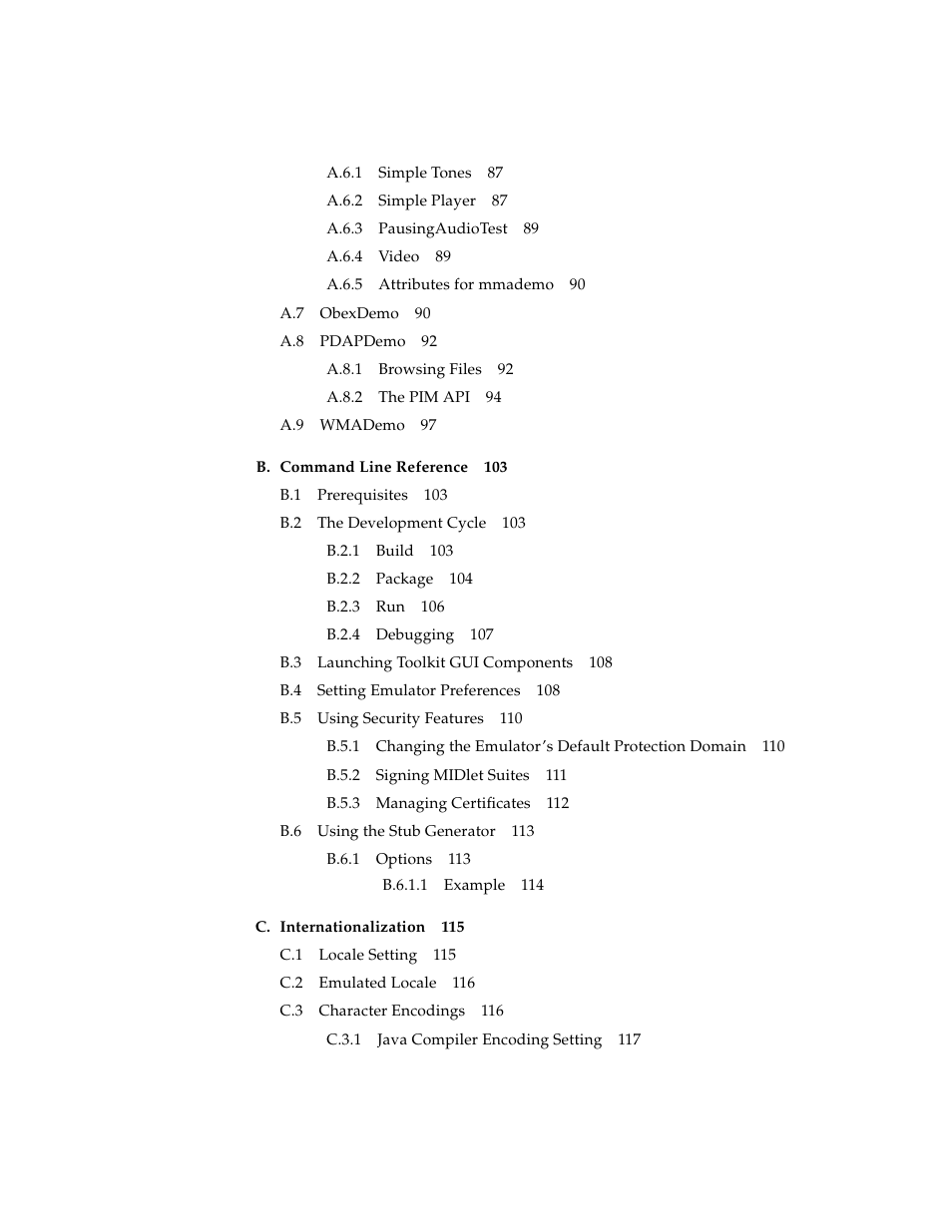 Sun Microsystems J2ME User Manual | Page 7 / 134