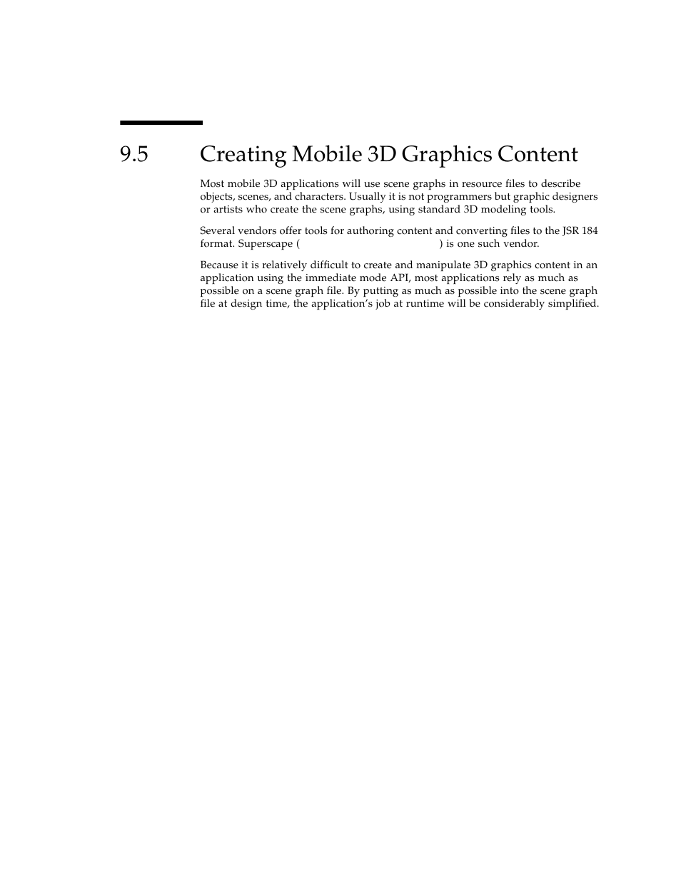 5 creating mobile 3d graphics content, Creating mobile 3d graphics content | Sun Microsystems J2ME User Manual | Page 81 / 134