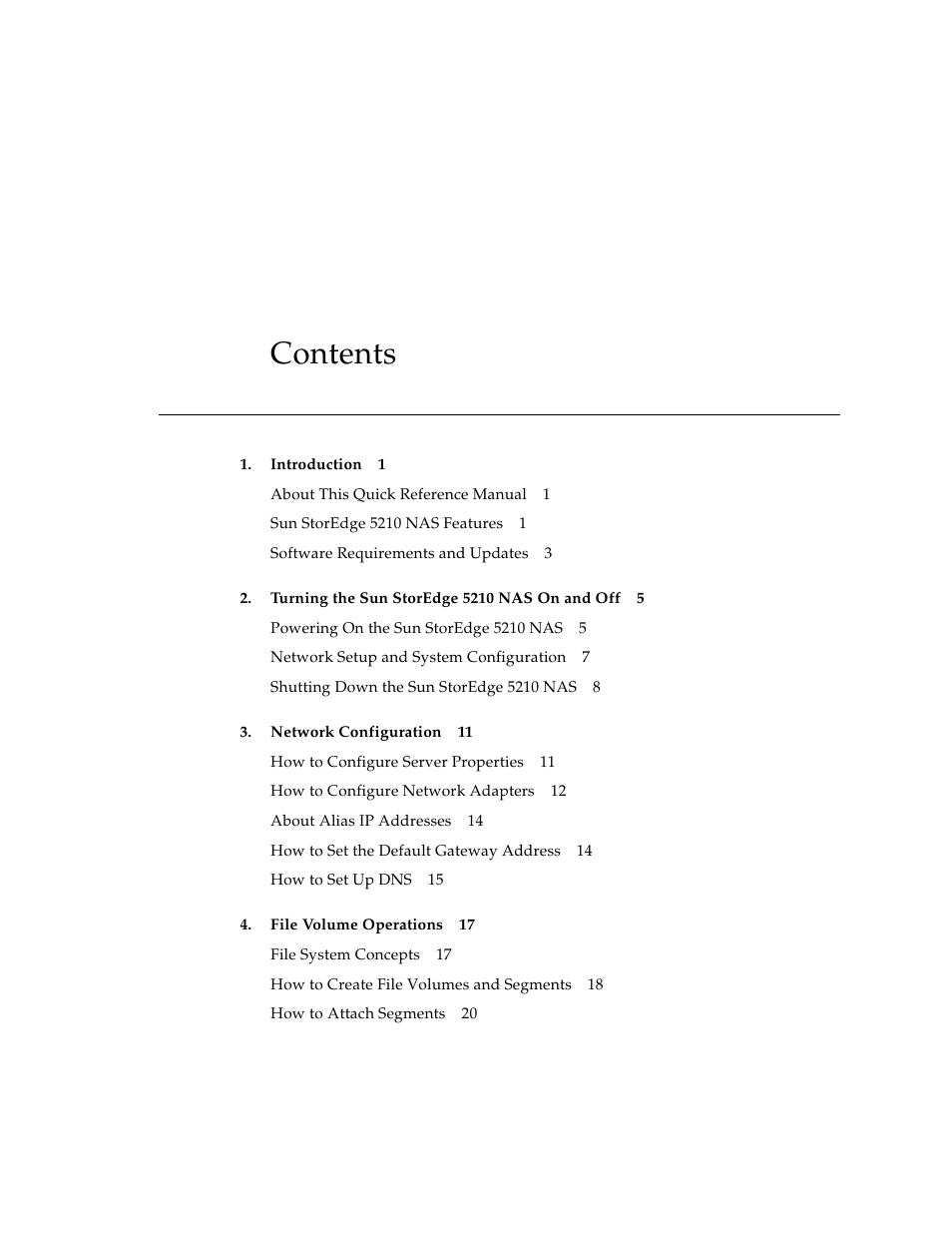 Sun Microsystems Sun StorEdge 5210 NAS User Manual | Page 3 / 100