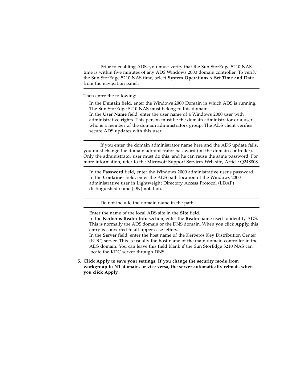 Sun Microsystems Sun StorEdge 5210 NAS User Manual | Page 47 / 100