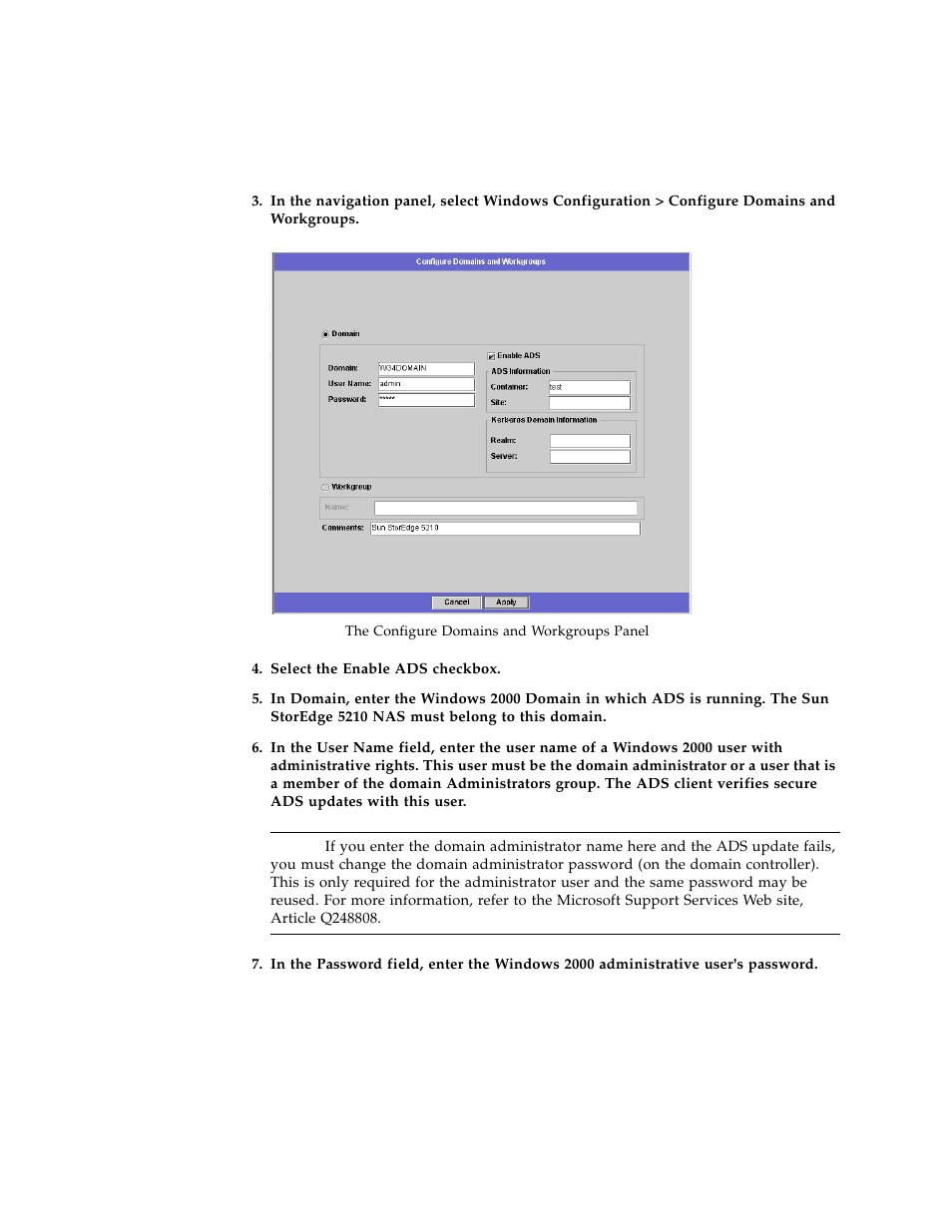 Figure 5-7 | Sun Microsystems Sun StorEdge 5210 NAS User Manual | Page 57 / 100