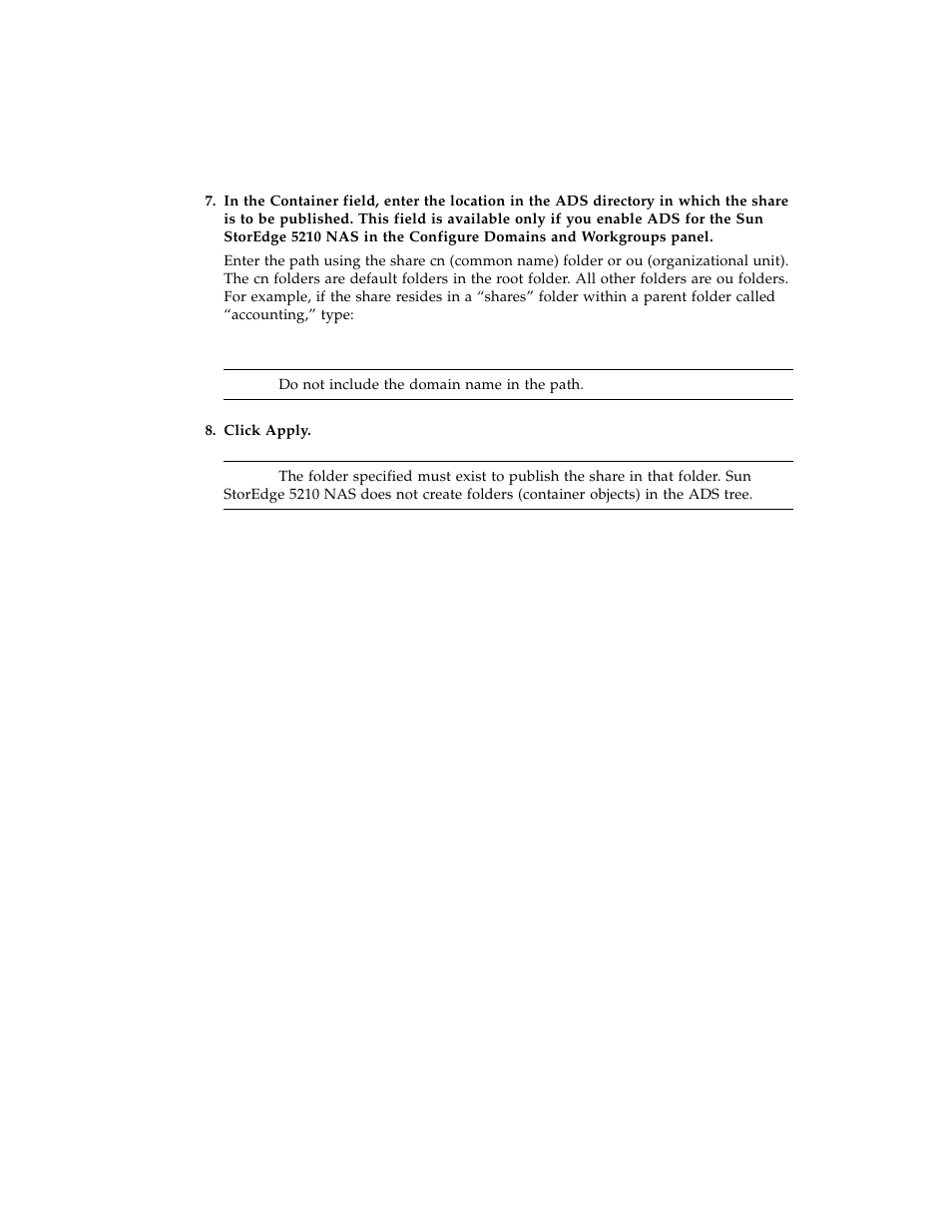 Sun Microsystems Sun StorEdge 5210 NAS User Manual | Page 62 / 100