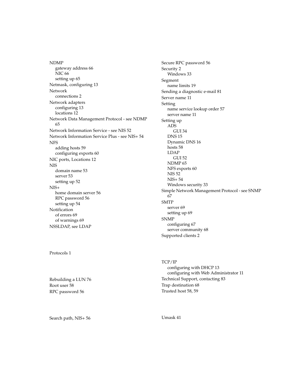 Sun Microsystems Sun StorEdge 5210 NAS User Manual | Page 99 / 100