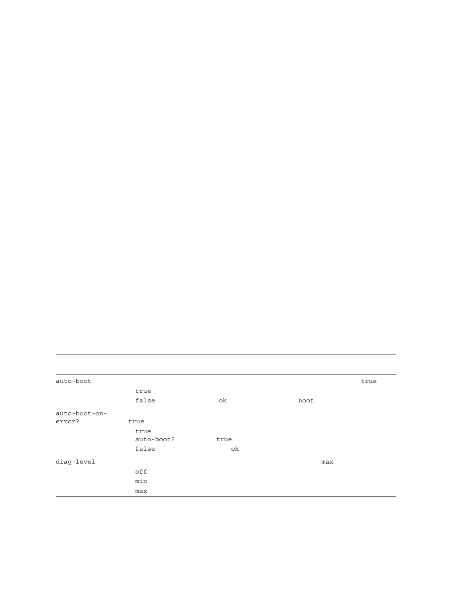 Controlling post diagnostics, Table 6-2 | Sun Microsystems Sun Fire V490 User Manual | Page 110 / 274