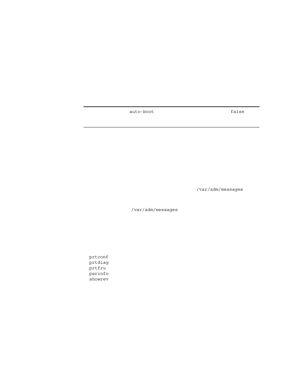 Stage three: the operating system, Error and system message log files, Solaris system information commands | Sun Microsystems Sun Fire V490 User Manual | Page 121 / 274