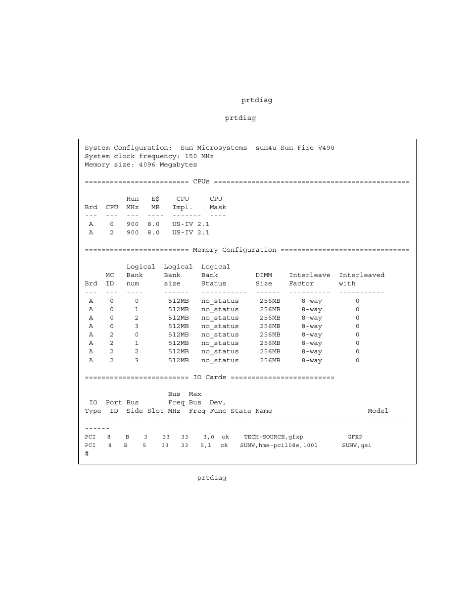 Sun Microsystems Sun Fire V490 User Manual | Page 123 / 274