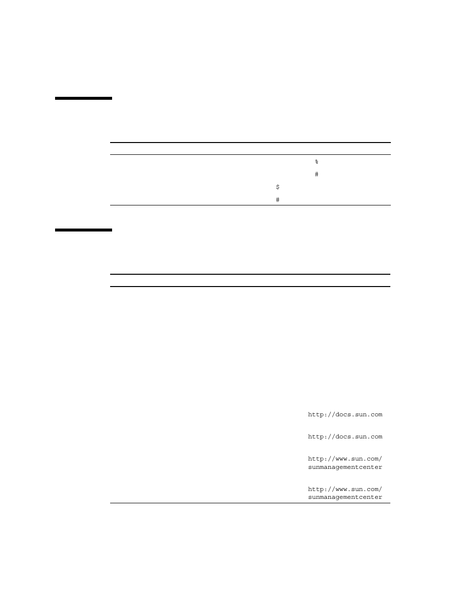 Shell prompts, Related documentation, Shell prompts related documentation | Sun Microsystems Sun Fire V490 User Manual | Page 24 / 274