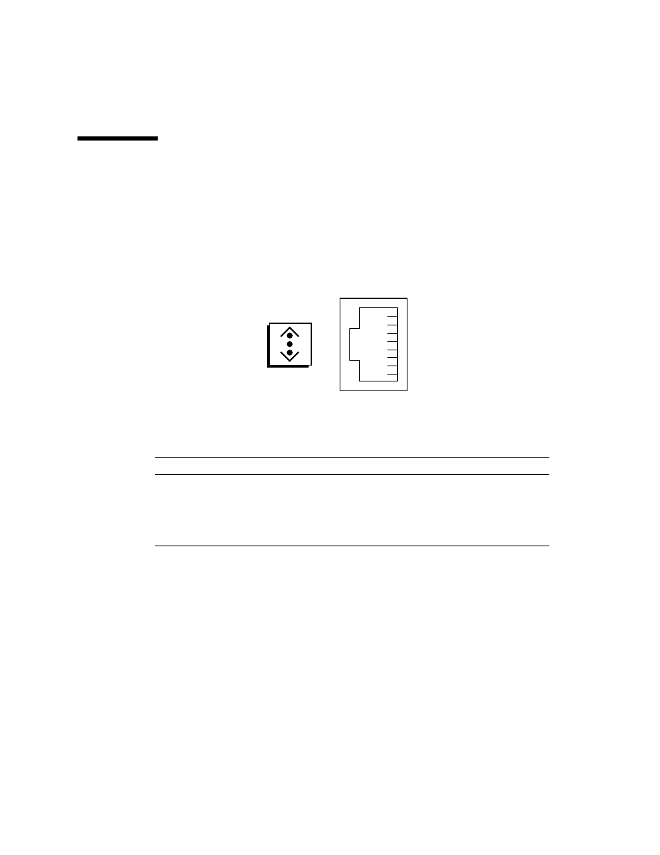 Twisted-pair ethernet connector, Tpe connector diagram, Tpe connector signals | Tpe connector diagram tpe connector signals | Sun Microsystems Sun Fire V490 User Manual | Page 240 / 274