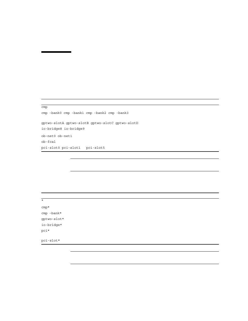 Reference for device identifiers | Sun Microsystems Sun Fire V490 User Manual | Page 89 / 274