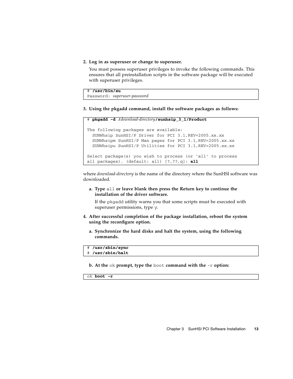 Sun Microsystems Sun PCI High Speed Quad Port Serial Interface Adapter 819-1207-11 User Manual | Page 33 / 64