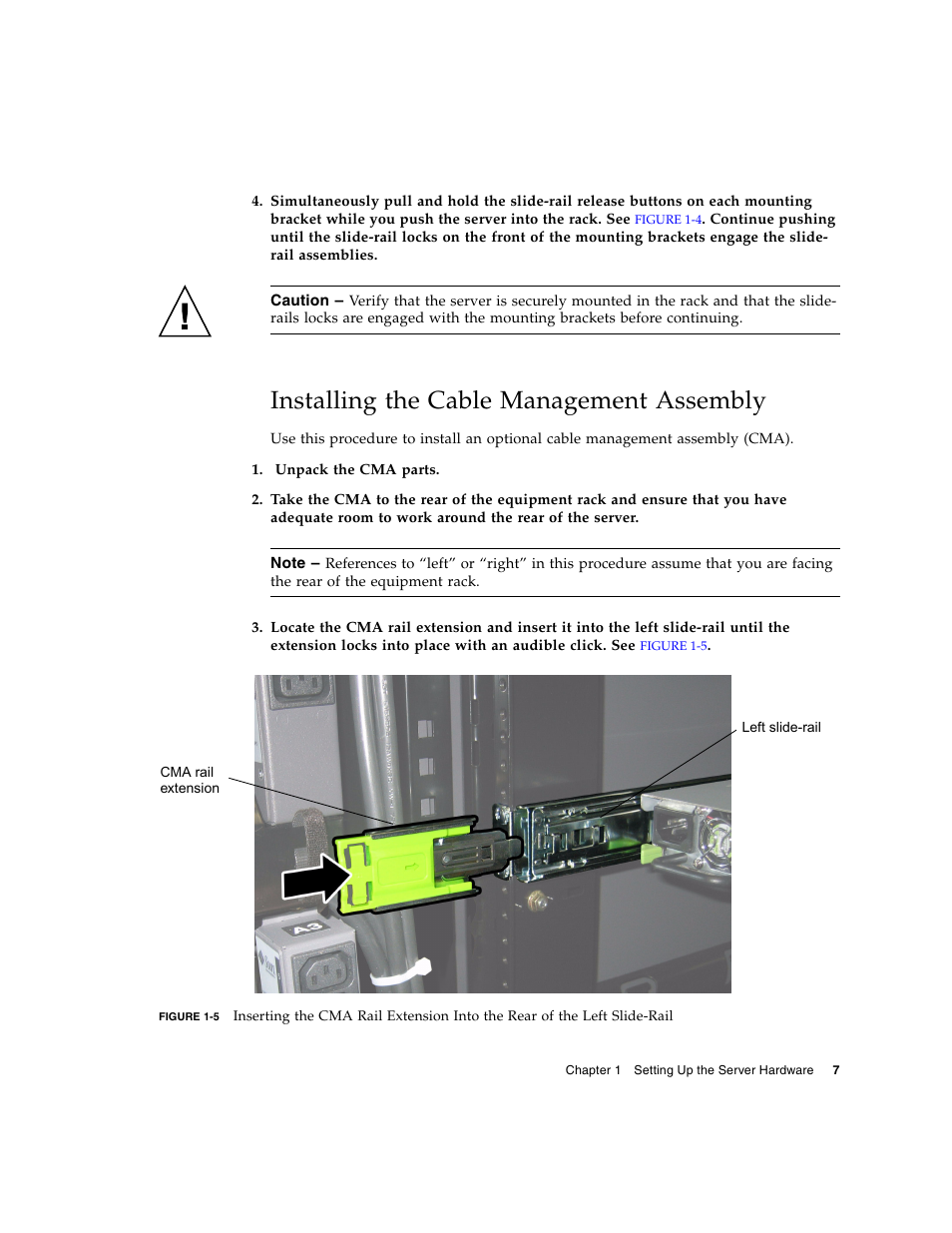 Installing the cable management assembly | Sun Microsystems Sun Fire X4200 M2 User Manual | Page 15 / 50