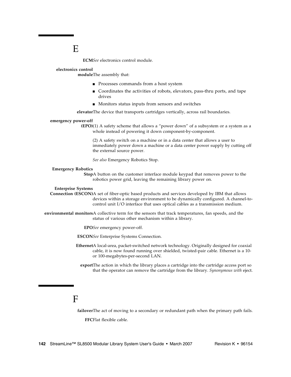 Sun Microsystems StreamLine SL8500 User Manual | Page 182 / 200