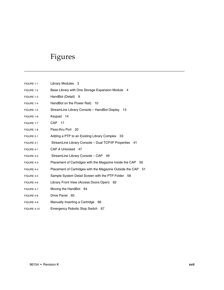 Figures | Sun Microsystems StreamLine SL8500 User Manual | Page 19 / 200