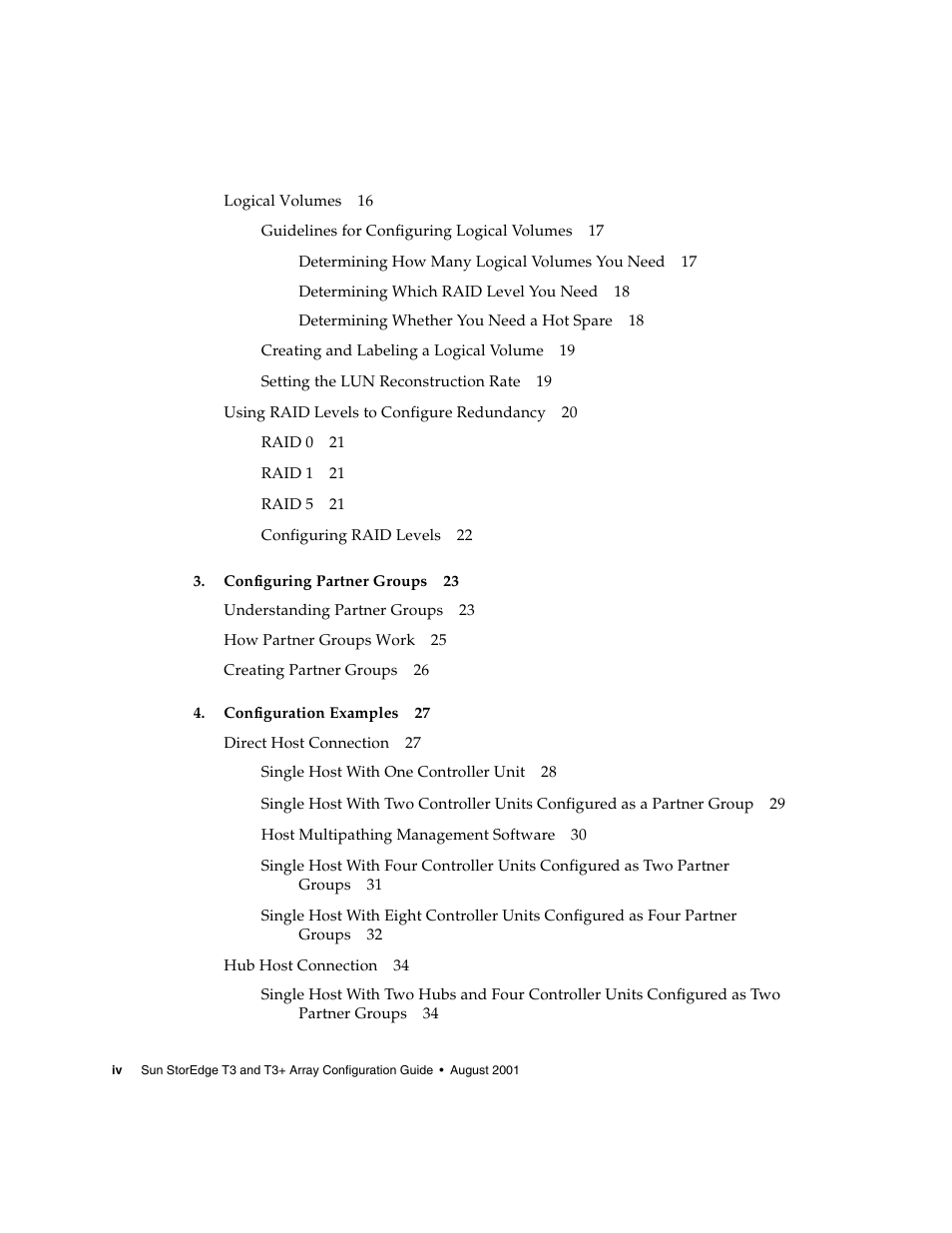 Sun Microsystems Sun StorEdge T3 User Manual | Page 4 / 88