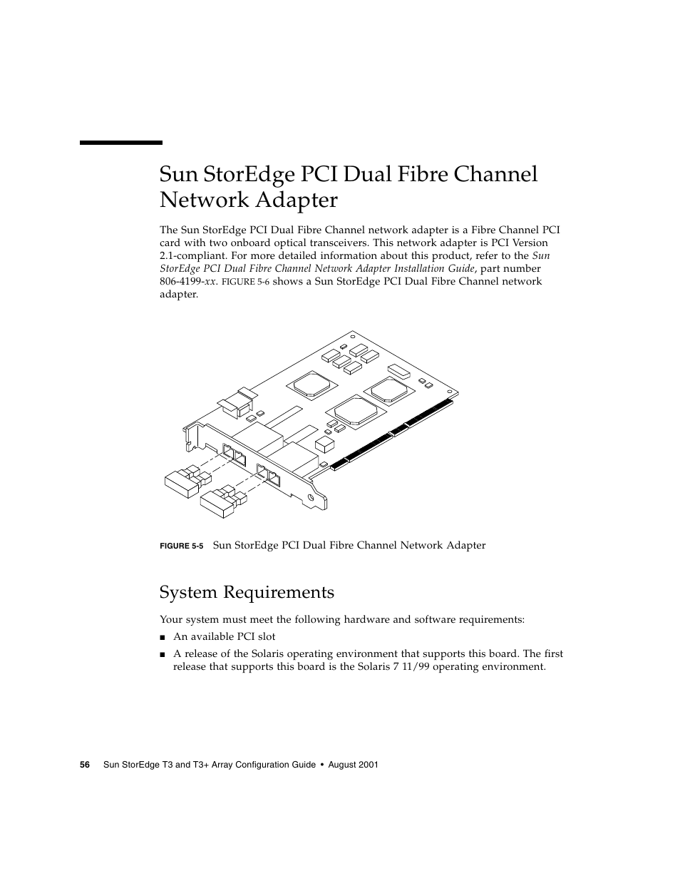 System requirements | Sun Microsystems Sun StorEdge T3 User Manual | Page 68 / 88