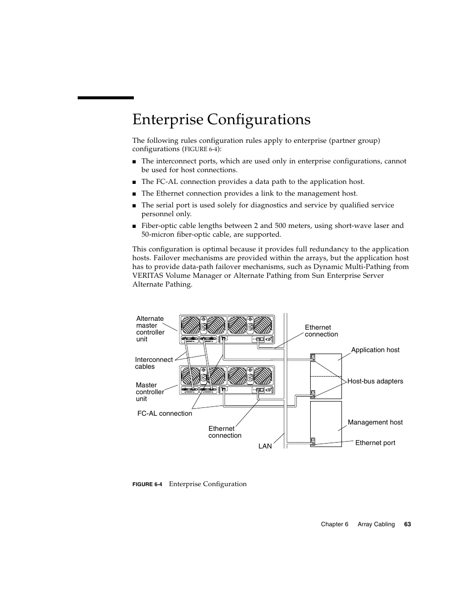 Enterprise configurations | Sun Microsystems Sun StorEdge T3 User Manual | Page 75 / 88