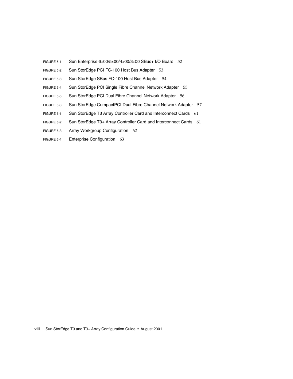 Sun Microsystems Sun StorEdge T3 User Manual | Page 8 / 88