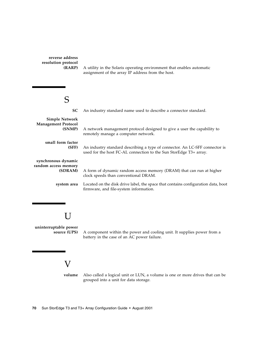 Sun Microsystems Sun StorEdge T3 User Manual | Page 82 / 88