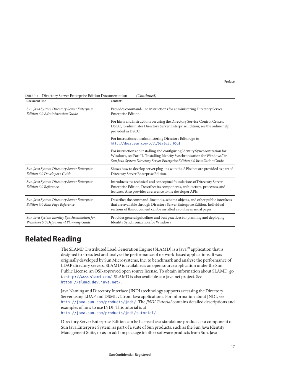 Related reading | Sun Microsystems 8190994 User Manual | Page 17 / 148