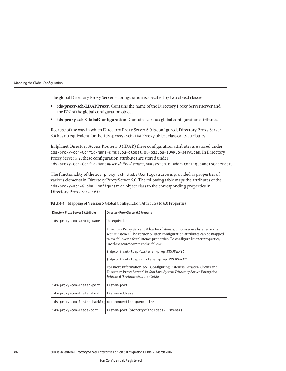 Table 6–1 | Sun Microsystems 8190994 User Manual | Page 84 / 148