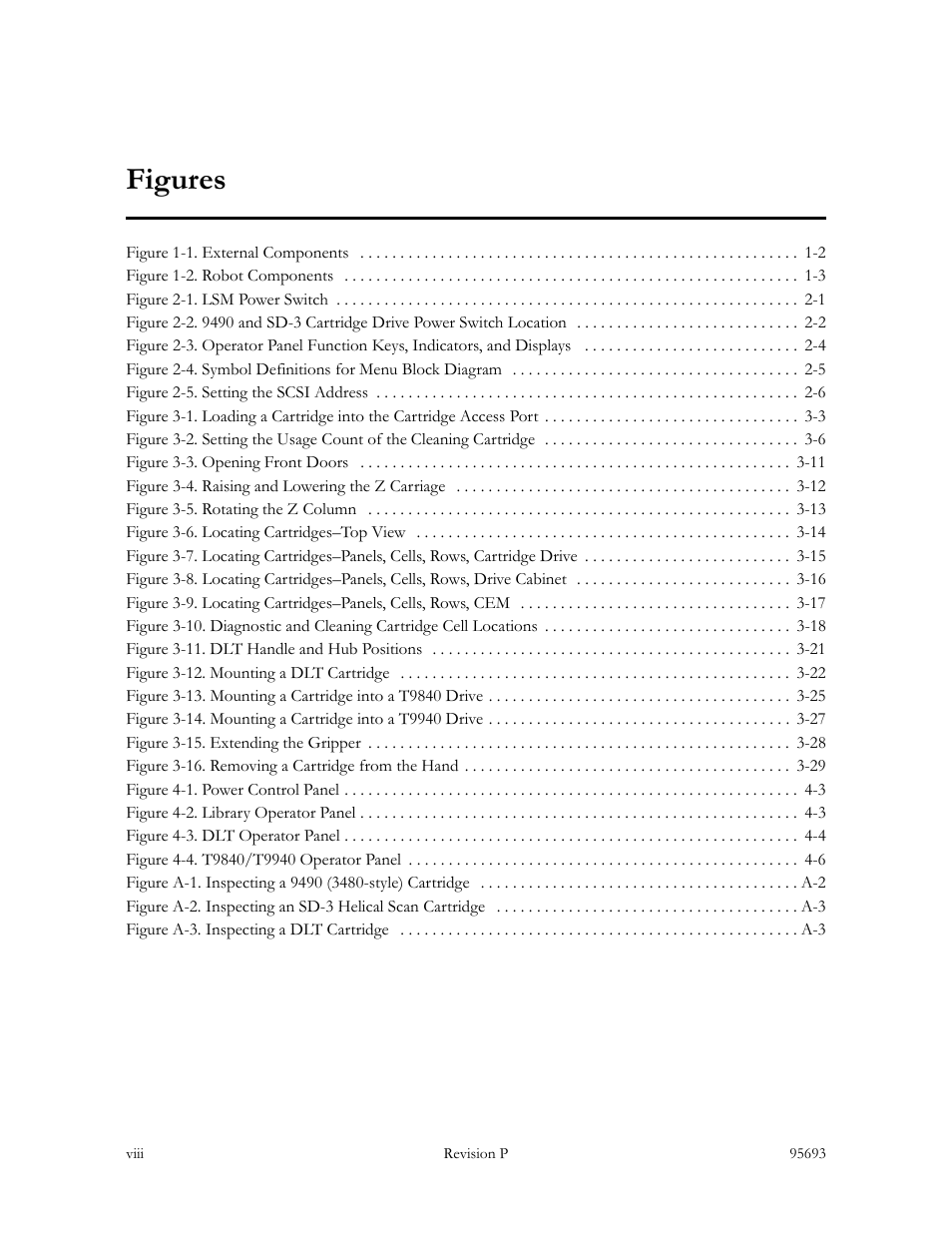 Figures | Sun Microsystems TIMBERWOLF 9740 User Manual | Page 10 / 100