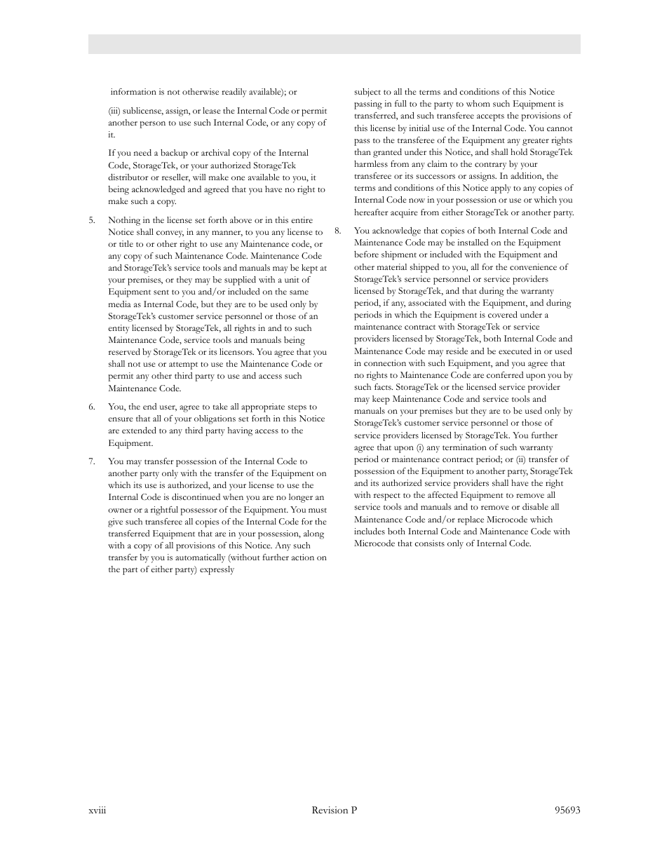 Xviii | Sun Microsystems TIMBERWOLF 9740 User Manual | Page 20 / 100