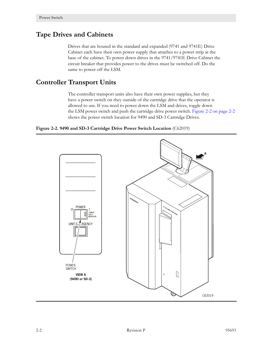 Tape drives and cabinets, Controller transport units | Sun Microsystems TIMBERWOLF 9740 User Manual | Page 28 / 100