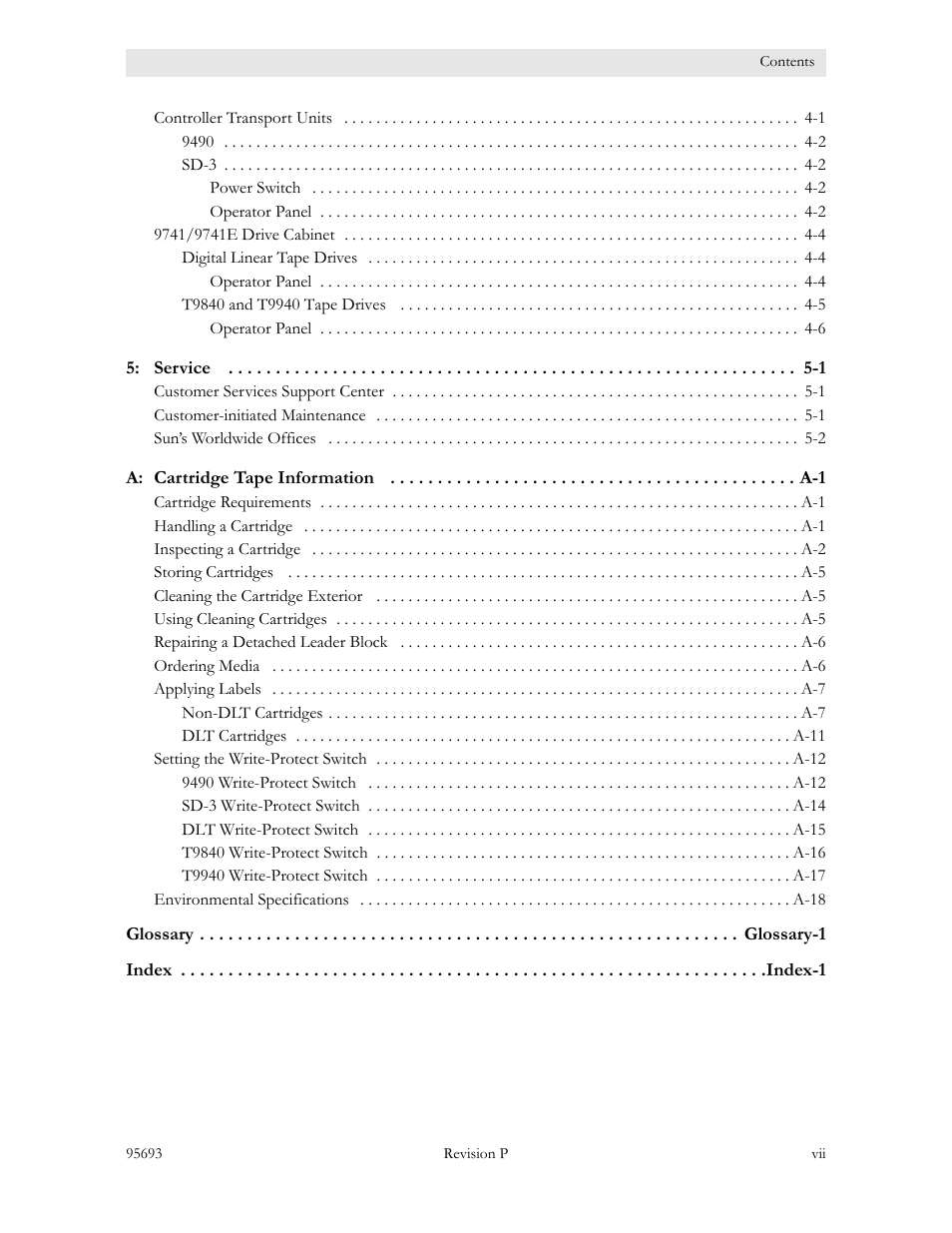 Sun Microsystems TIMBERWOLF 9740 User Manual | Page 9 / 100