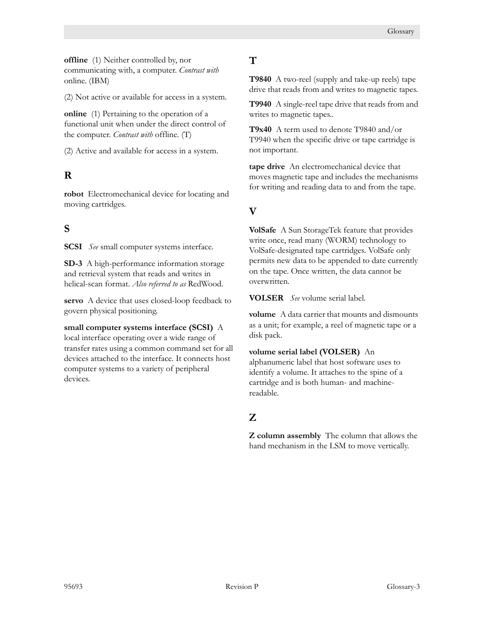 Sun Microsystems TIMBERWOLF 9740 User Manual | Page 93 / 100