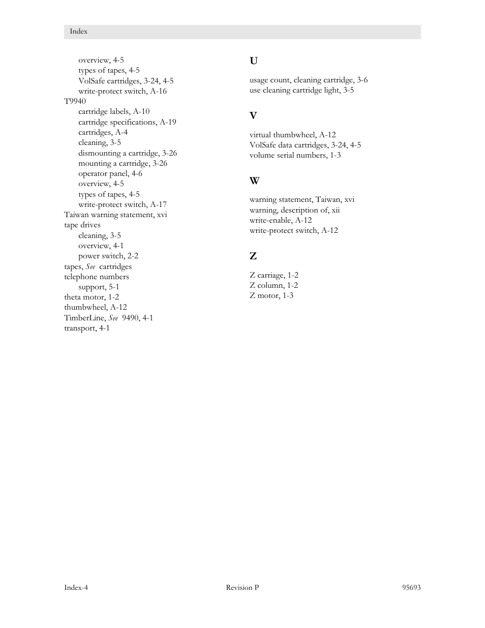 Sun Microsystems TIMBERWOLF 9740 User Manual | Page 98 / 100