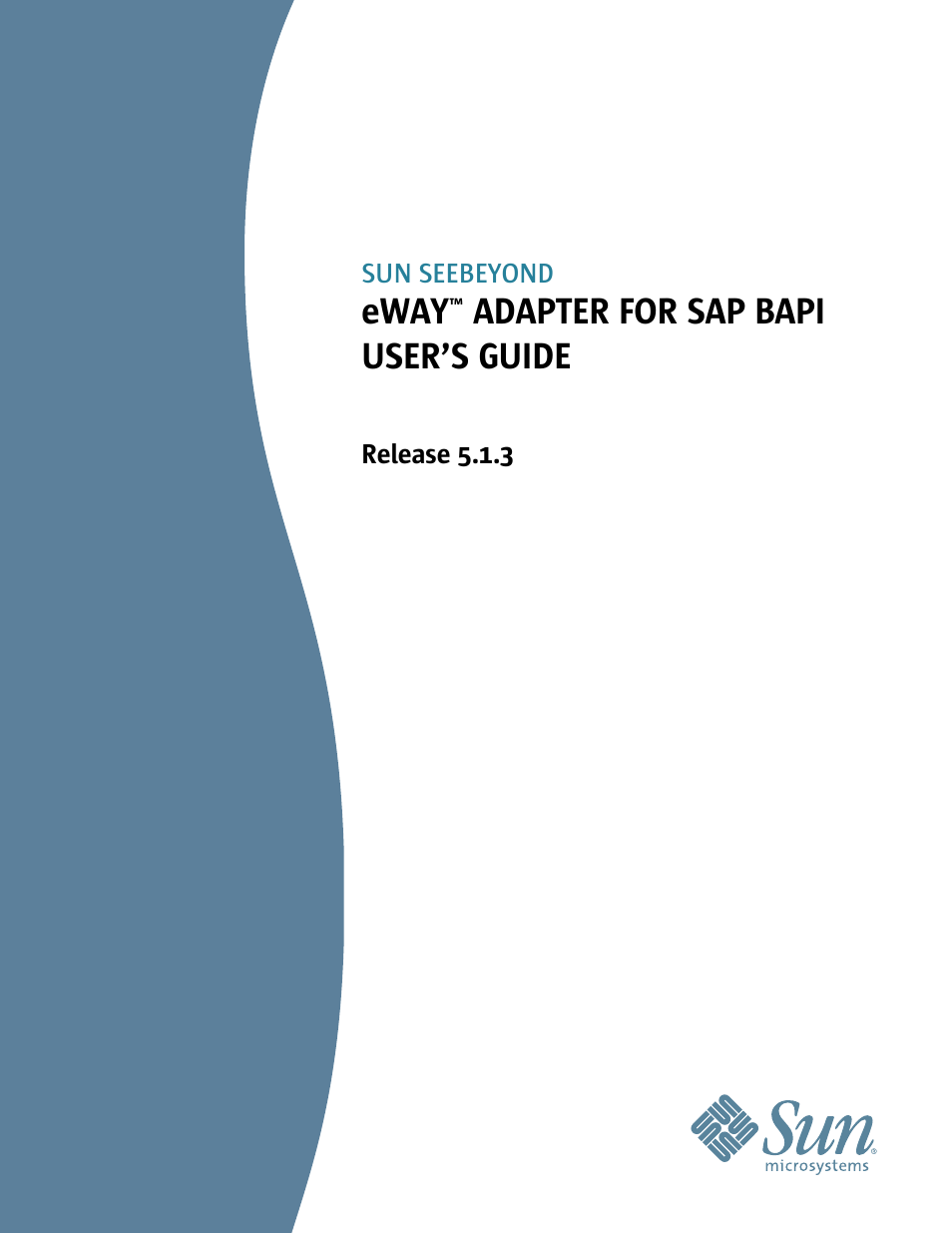 Sun Microsystems eWay SAP BAPI User Manual | 123 pages