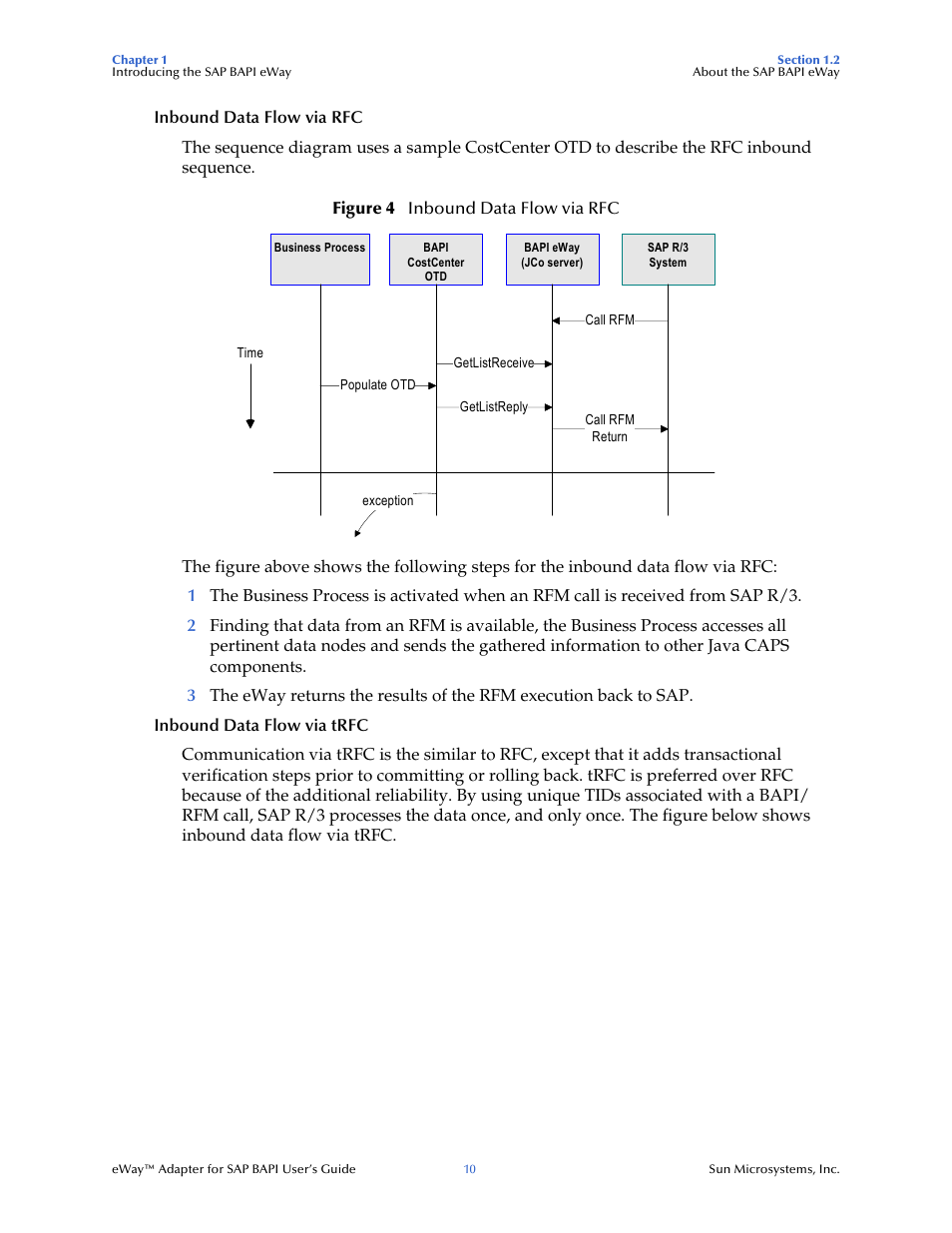 Sun Microsystems eWay SAP BAPI User Manual | Page 10 / 123