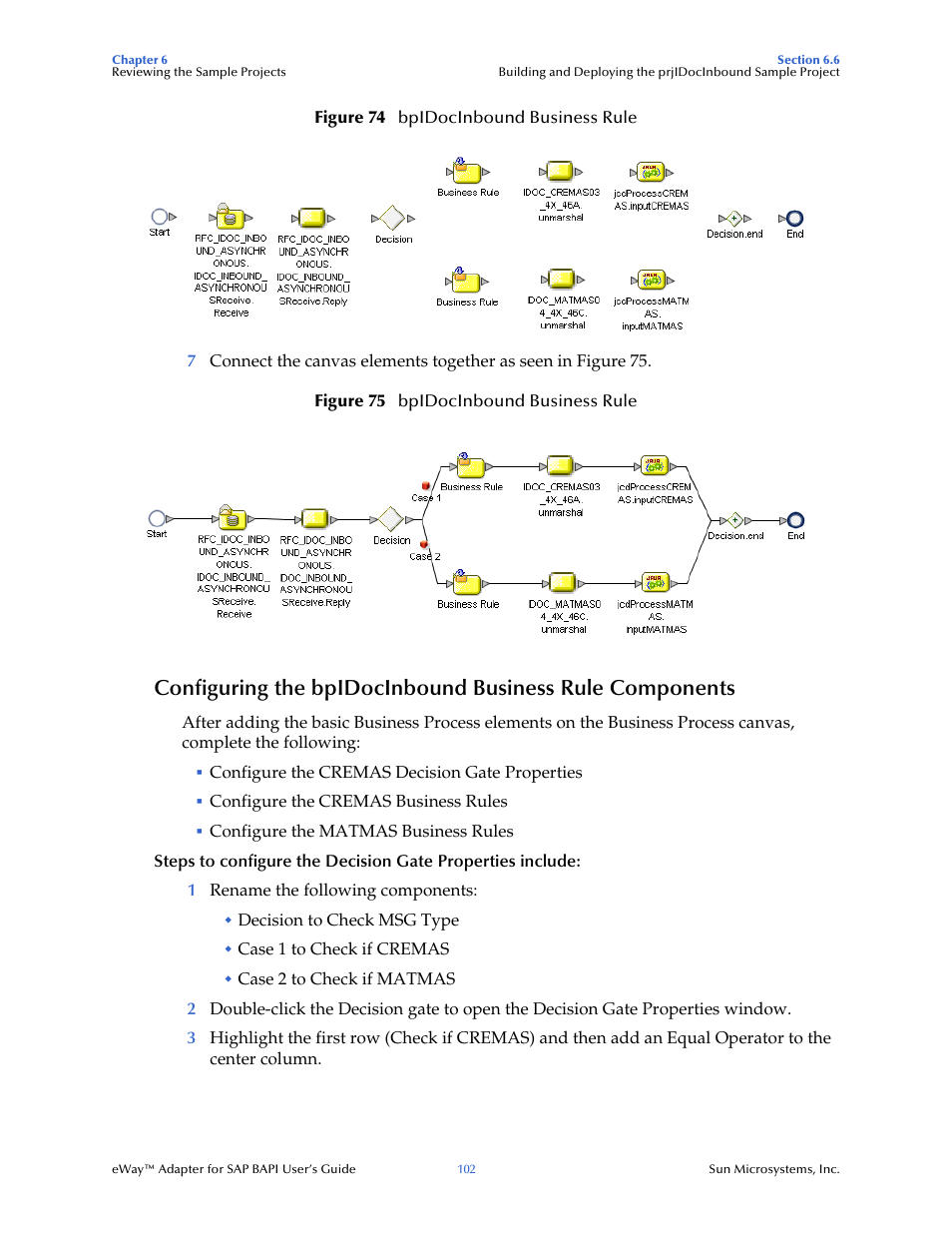 Sun Microsystems eWay SAP BAPI User Manual | Page 102 / 123