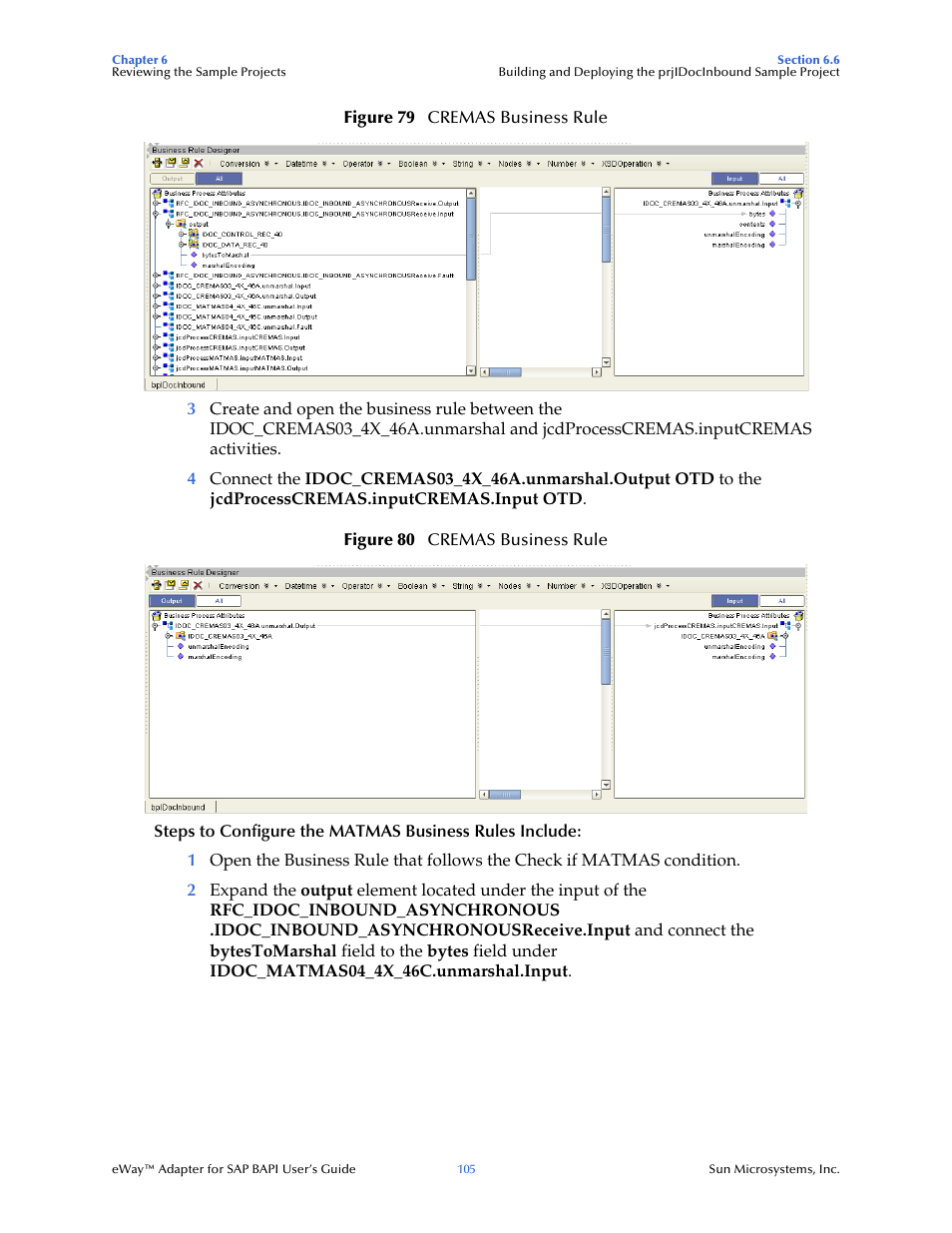 Sun Microsystems eWay SAP BAPI User Manual | Page 105 / 123