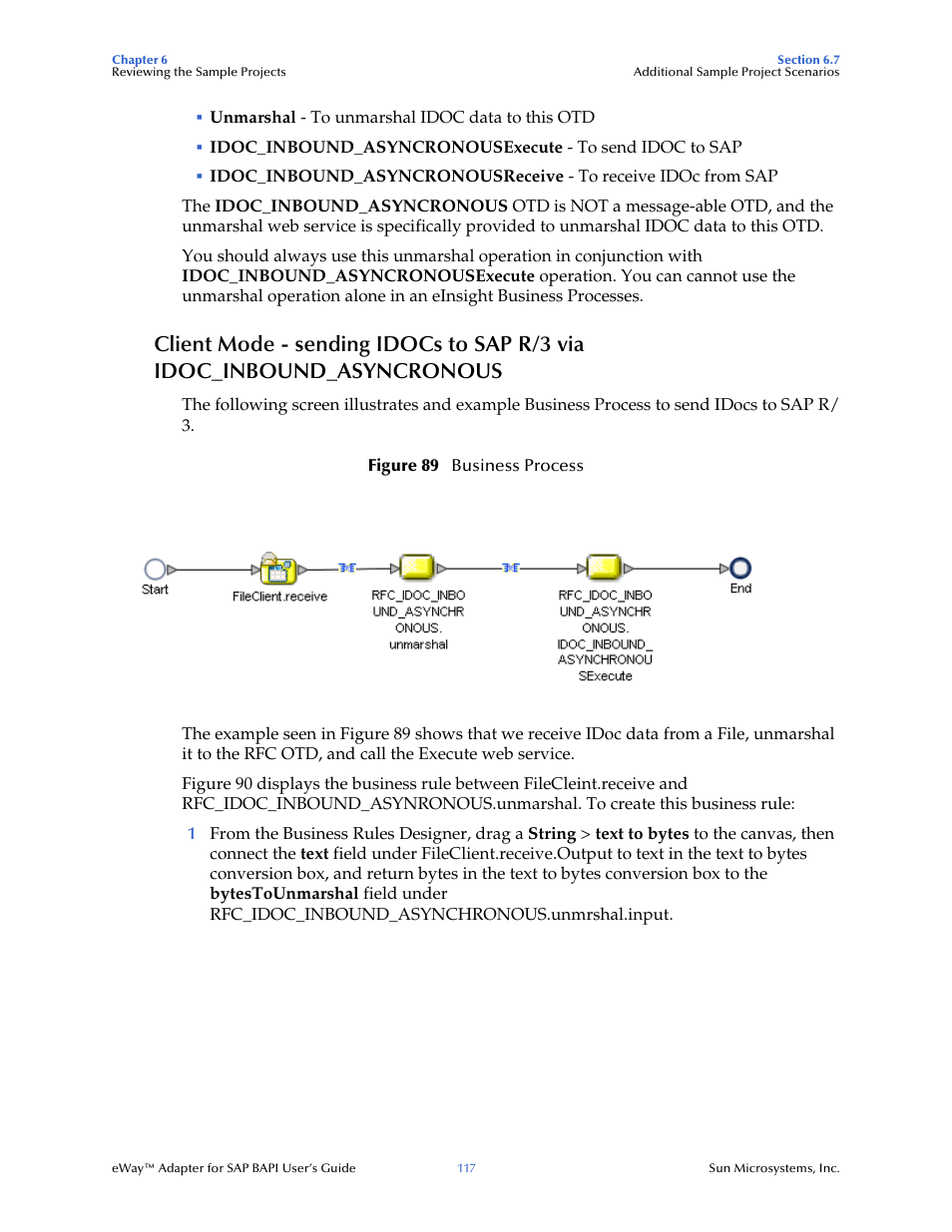 Sun Microsystems eWay SAP BAPI User Manual | Page 117 / 123