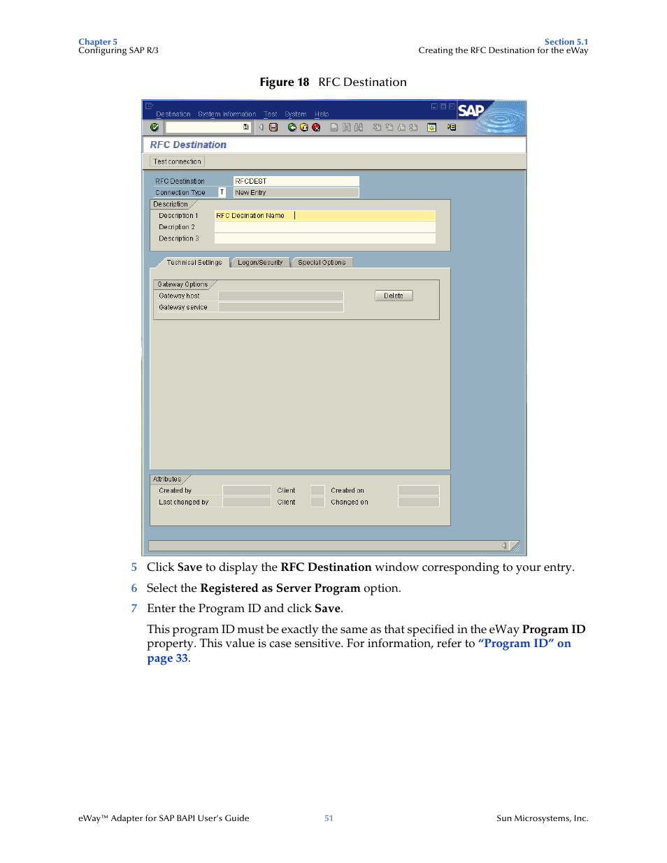 Sun Microsystems eWay SAP BAPI User Manual | Page 51 / 123