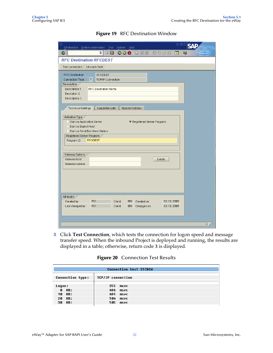 Sun Microsystems eWay SAP BAPI User Manual | Page 52 / 123