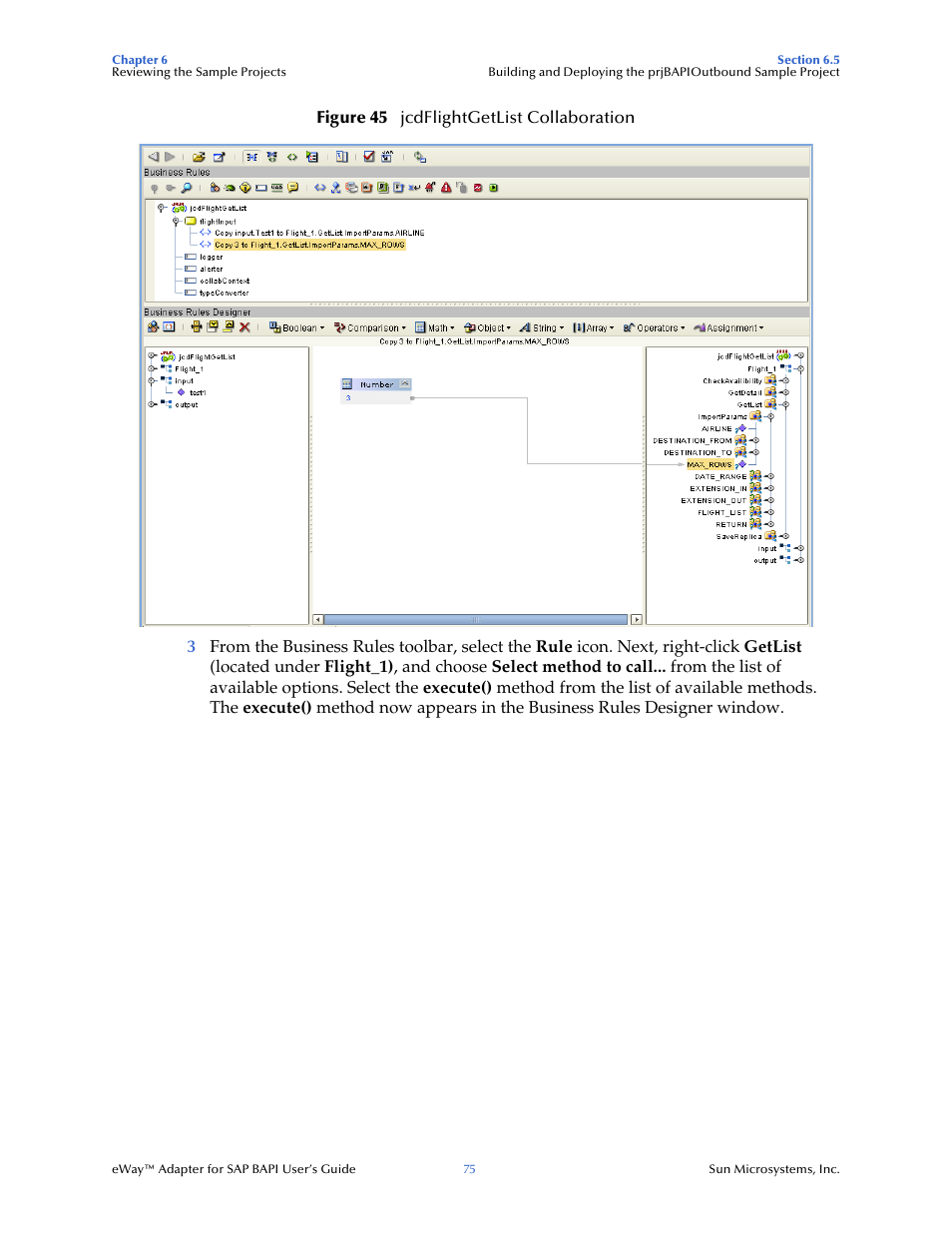 Sun Microsystems eWay SAP BAPI User Manual | Page 75 / 123