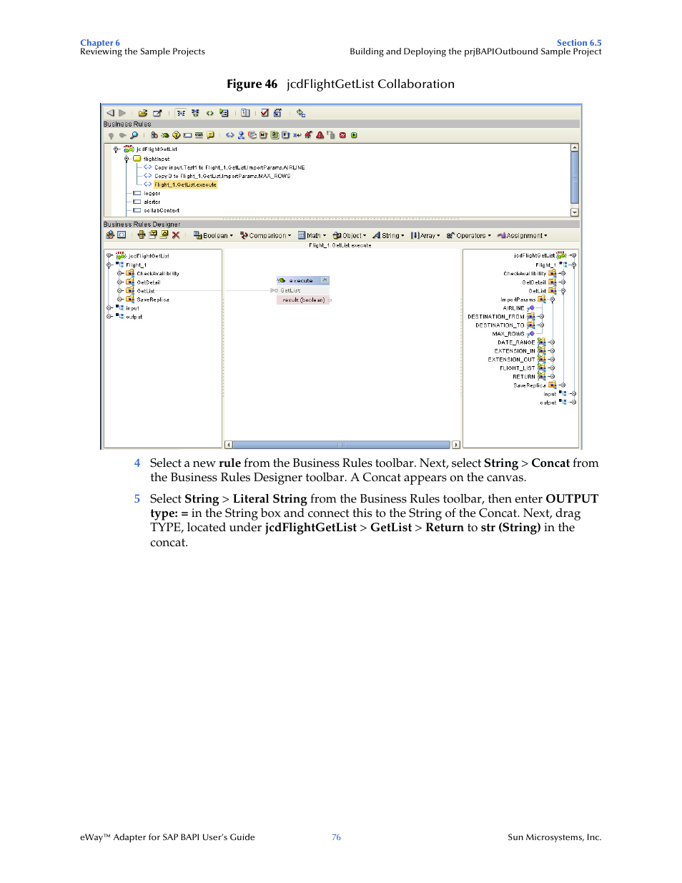 Sun Microsystems eWay SAP BAPI User Manual | Page 76 / 123