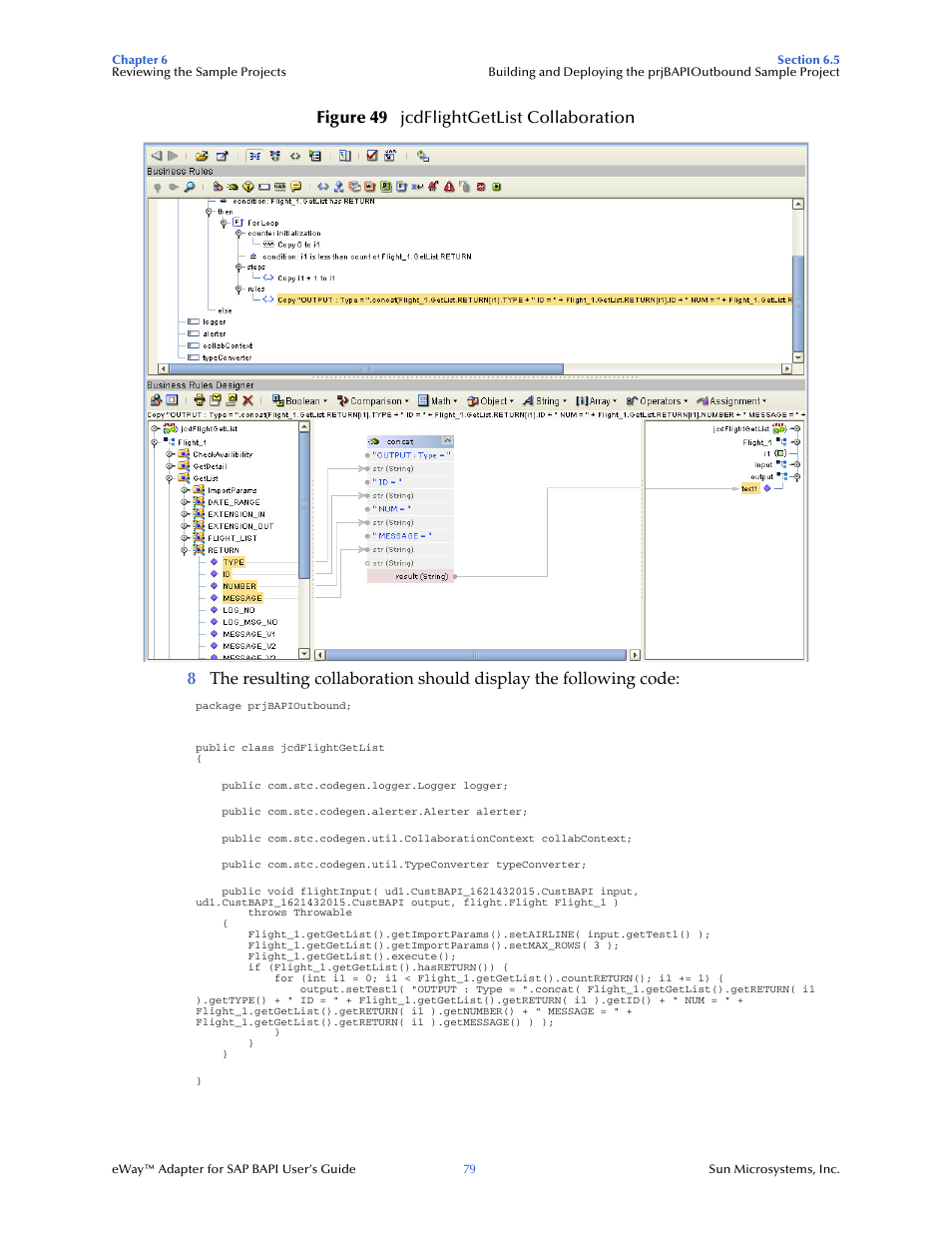 Sun Microsystems eWay SAP BAPI User Manual | Page 79 / 123